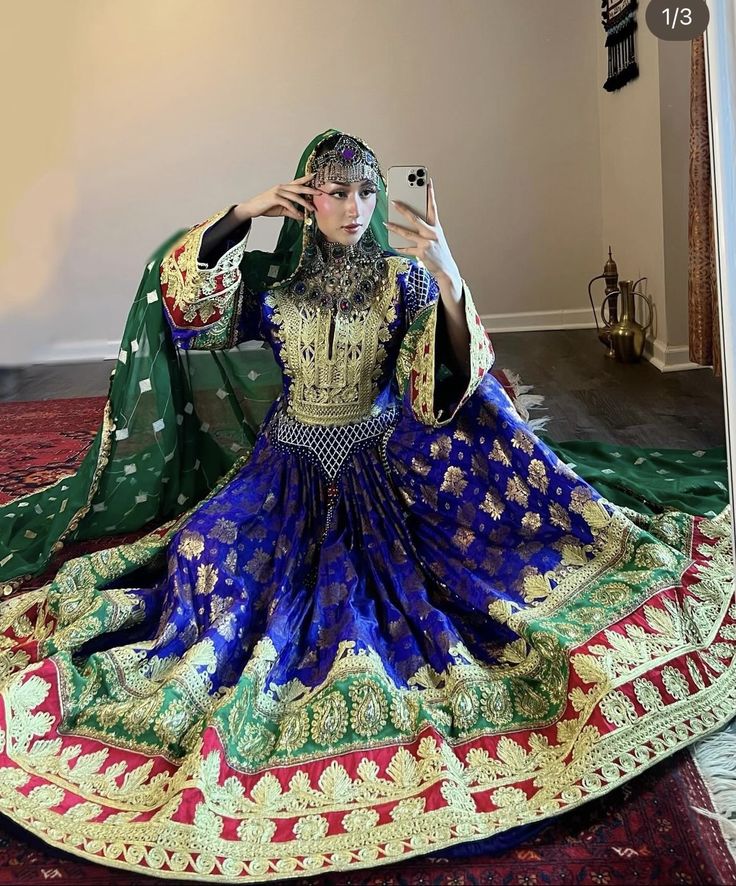 لباس محلی افغانستان لباس گند افغانی